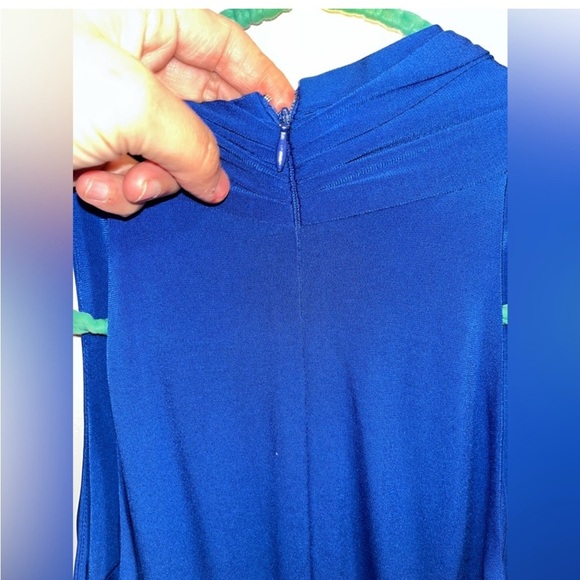 Calvin Klein Blue Sleeveless Dress- Size 8 super strechy - Picture 8 of 14